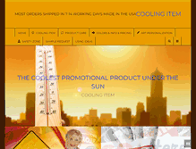 Tablet Screenshot of coolingitem.com